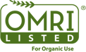 products available: OMRI listed for organic use